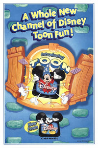 Toon Disney Movie Poster Print featuring classic animated characters.