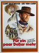 For a Few Dollars More Movie Poster Print featuring iconic Western imagery.
