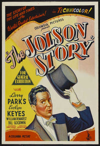 The Jolson Story Movie Poster Print showcasing classic cinema.