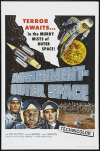 Assignment Outer Space Movie Poster Print showcasing classic sci-fi artwork.