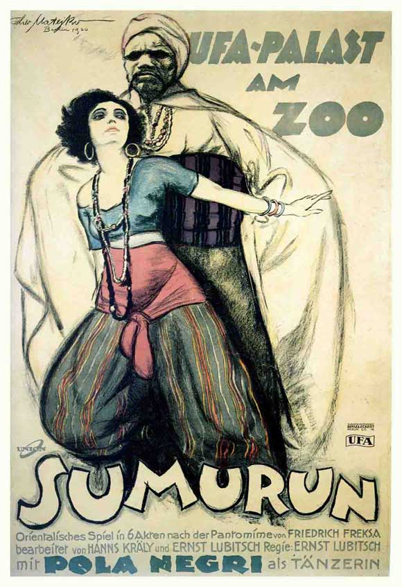 Sumurun Movie Poster Print showcasing classic cinematic art.