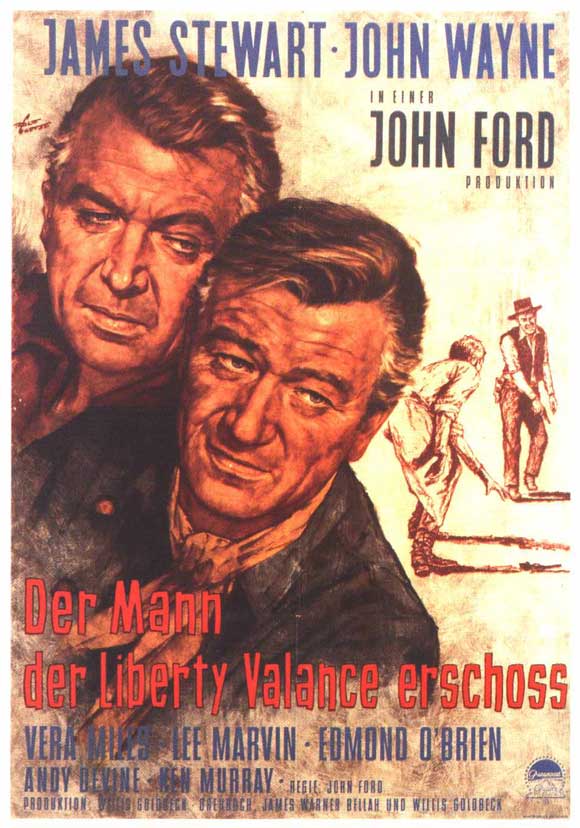 Man Who Shot Liberty Valance Movie Poster Print