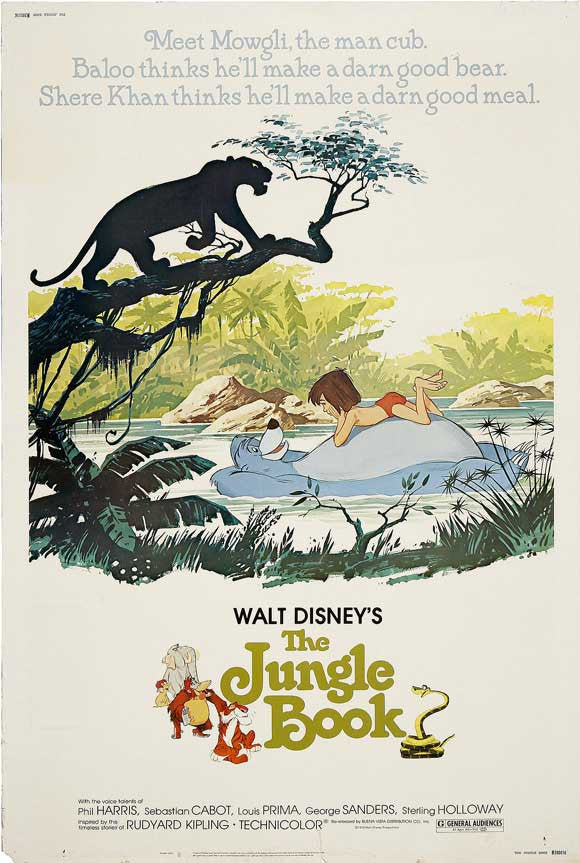 The Jungle Book Movie Poster Print (11 x 17)