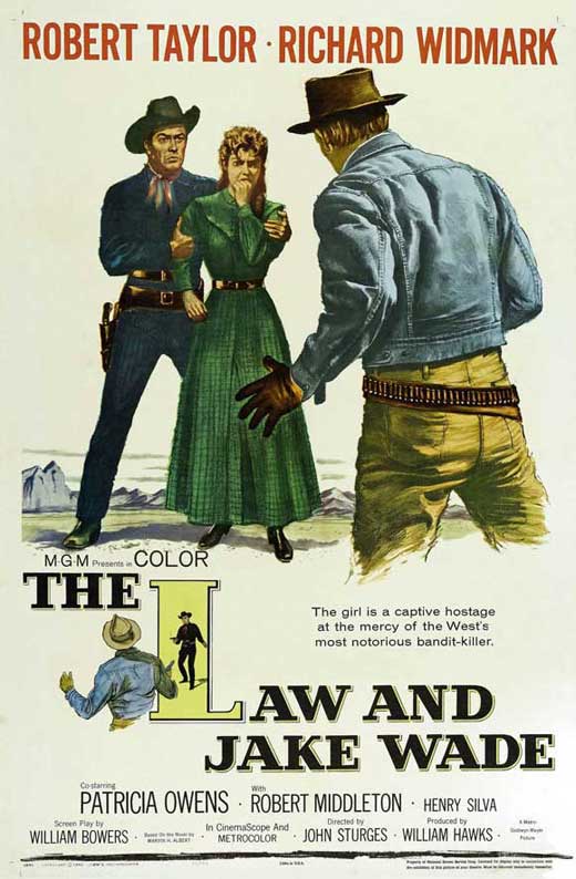 The Law and Jake Wade Movie Poster Print featuring iconic film art.