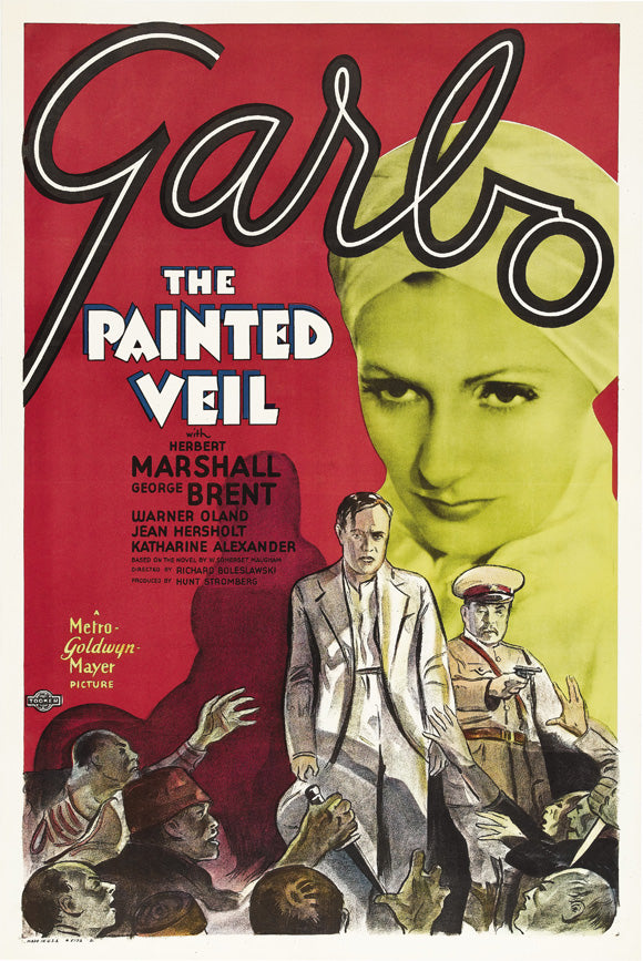 Painted Veil Movie Poster Print featuring dramatic cinematic artwork.