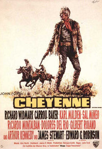 Cheyenne Autumn Movie Poster Print showcasing classic film art.