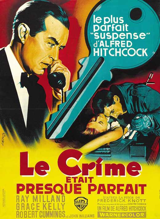 Dial M For Murder Movie Poster Print showcasing classic cinematic artwork.