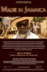 Made in Jamaica Movie Poster showcasing vibrant Jamaican culture and music.