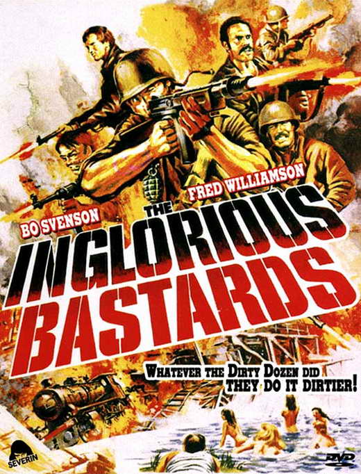 Inglorious Bastards Movie Poster Print showcasing intense drama and iconic characters.