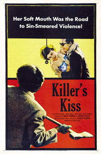 Killers Kiss Movie Poster Print featuring film noir design.