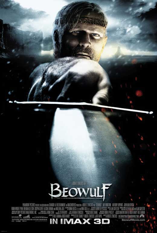 Beowulf Movie Poster Print showcasing epic adventure art