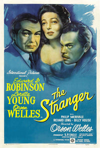 The Stranger Movie Poster Print showcasing cinematic mystery and intrigue.