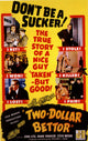Two Dollar Bettor Movie Poster Print displayed in a stylish living room.