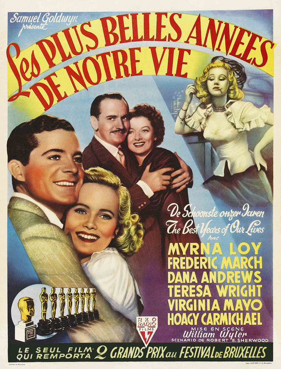 The Best Years of Our Lives Movie Poster Print showcasing classic film imagery.