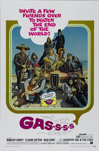 Gas-s-s-s Movie Poster Print showcasing a quirky film design.