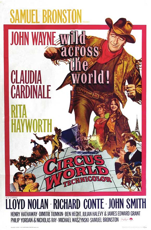 Circus World Movie Poster Print in vibrant colors, 11x17
