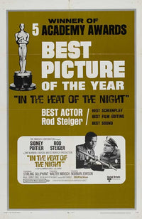 In the Heat of the Night Movie Poster Print showcasing iconic film imagery.