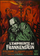 Evil of Frankenstein Movie Poster Print, capturing classic horror imagery.