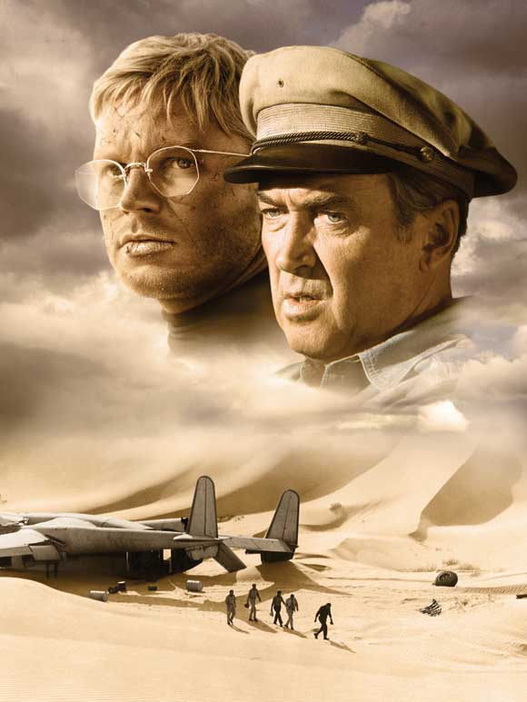 Flight of the Phoenix Movie Poster Print showcasing adventure and resilience.