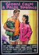 Palm Springs Weekend Movie Poster Print showcasing vibrant colors and design.