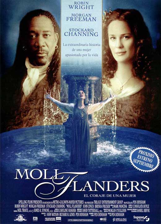 Moll Flanders Movie Poster Print showcasing classic film art.