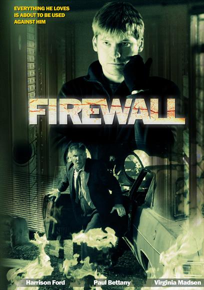 Firewall Movie Poster Print showcasing vibrant artwork.