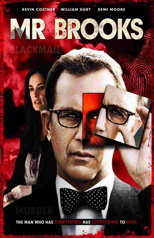 Mr. Brooks Movie Poster Print showcasing cinematic drama and intrigue.
