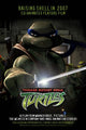 Teenage Mutant Ninja Turtles Movie Poster Print featuring iconic characters.