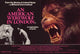 An American Werewolf in London movie poster print featuring iconic horror imagery.