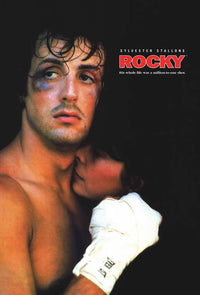 Rocky Movie Poster Print showcasing iconic film art.
