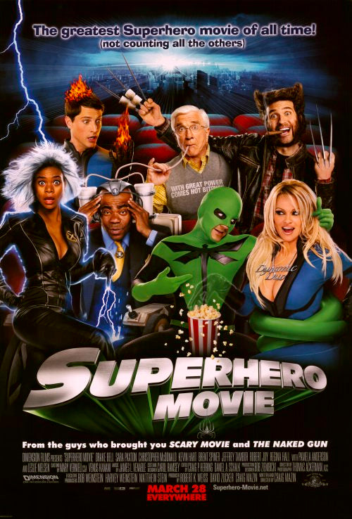 Superhero Movie Poster Print showcasing action-packed design