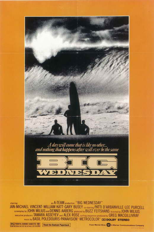 Big Wednesday Movie Poster Print showcasing surf culture