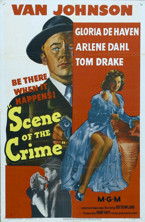 Scene of the Crime Movie Poster - Classic Film Art