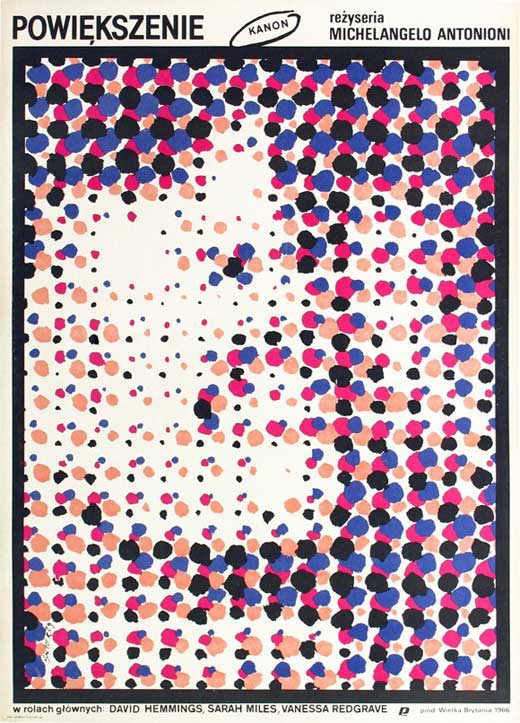 Blow-Up Movie Poster Print showcasing vintage film art