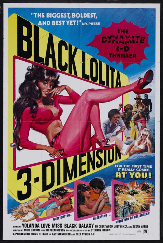 Black Lolita Movie Poster Print showcasing cinematic art