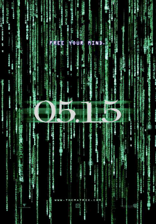 The Matrix Reloaded Movie Poster Print featuring iconic film imagery.
