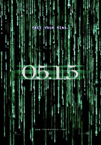 The Matrix Reloaded Movie Poster Print featuring iconic film imagery.