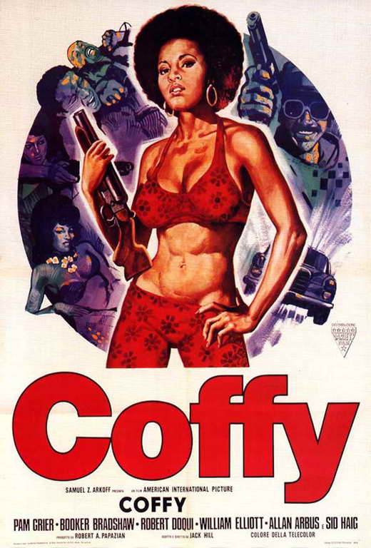 Coffy Movie Poster Print featuring iconic film imagery.