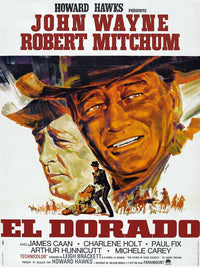 El Dorado Movie Poster Print showcasing classic western film art.