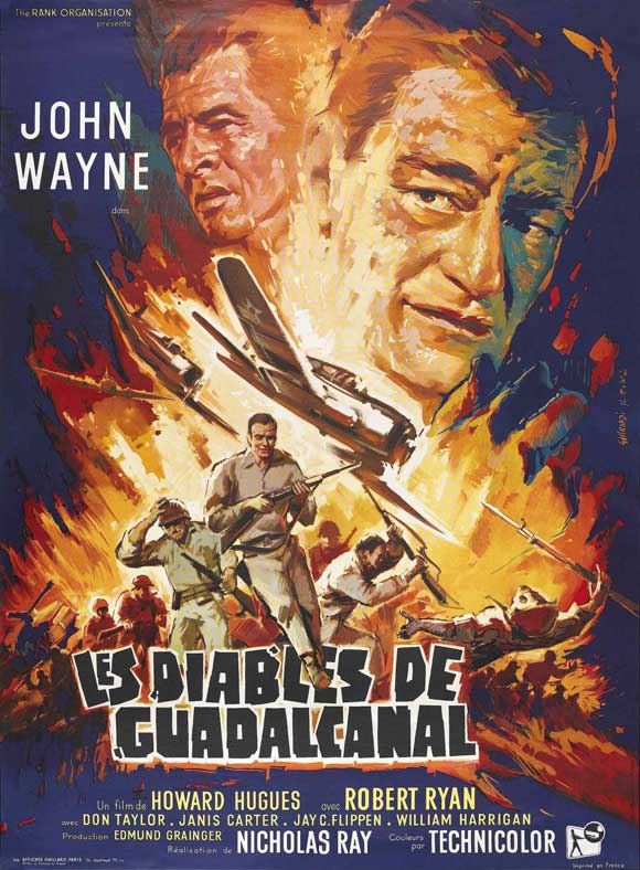 Flying Leathernecks Movie Poster Print showcasing classic film action.