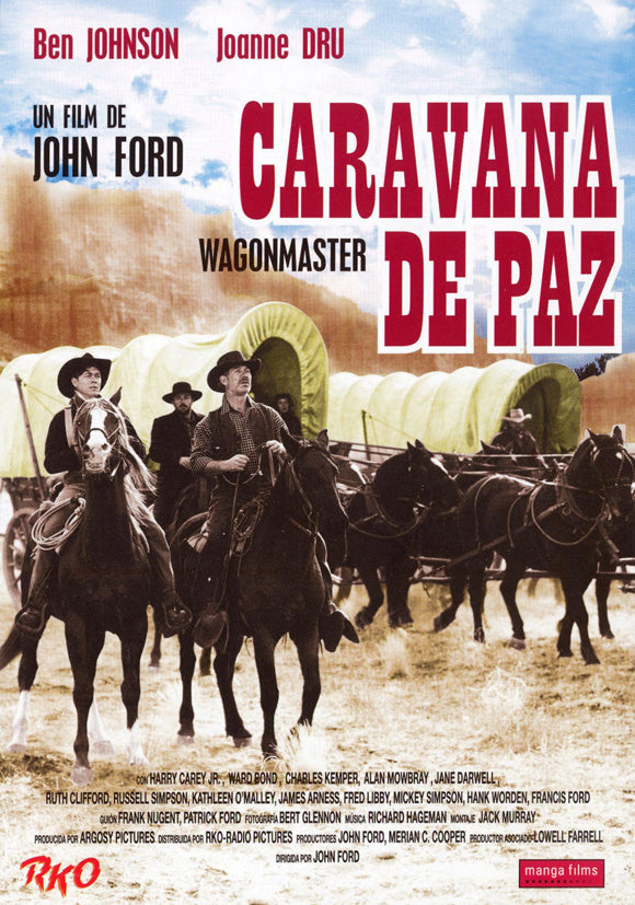 Wagon Master Movie Poster Print showcasing classic western cinema.