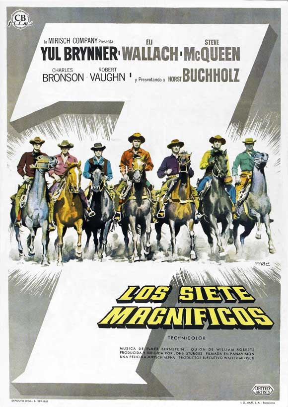The Magnificent Seven Movie Poster Print (27x40)