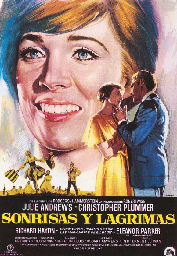 The Sound of Music Movie Poster Print showcasing a classic musical scene.