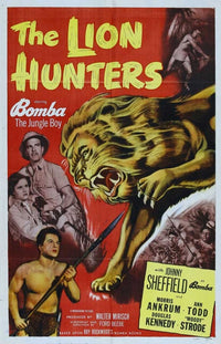 Lion Hunters Movie Poster Print showcasing vibrant artwork.