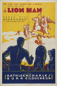 Lion Man Movie Poster Print showcasing cinematic artwork.