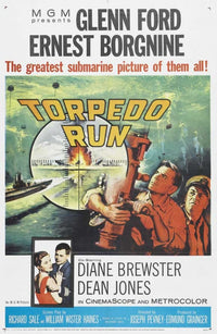Torpedo Run Movie Poster Print showcasing underwater adventure