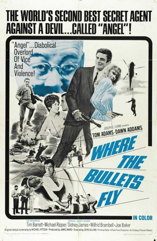 Where the Bullets Fly Movie Poster Print featuring vibrant imagery.