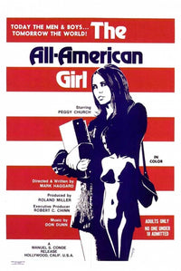 The All-American Girl Movie Poster Print featuring classic Americana themes.