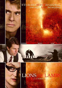 Lions For Lambs Movie Poster Print showcasing film's intense themes.