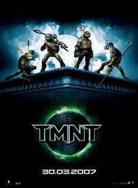 Teenage Mutant Ninja Turtles Movie Poster Print featuring iconic characters.